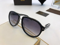 Tom Man fordd- tf FT0779 Sunglasses for men women 2021 futuristic pilot sun glasses leopard Black vintage