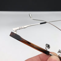 S-sunglasses New GM eyeware Cat Eye Mirrored Flat Lenses Street Fashion Metal Frame Women Sunglasses For HAVANA