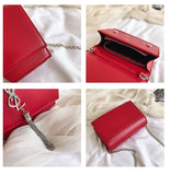 L-package Gentle C Lightweight Medium Crossbody Bags Handbags Cute Tassel Purses for kate medium with tassel in smooth leather