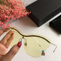S-sunglasses Rounded corner Frameless Flying mirror Glasses for p.e.r.c.y L.a.u+FFlXXEDSTUDlOSXX