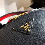 H-bag Prada Odette Saffiano and crocodile bag  NO.1BH123 SIZE:21×14×6cm