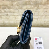 A-accessories NO.81223 11-9cm Women's Short Leather Card Holder Purse Zipper Buckle Elegant Clutch Wallet