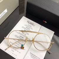 S-sunglasses New Unisex Sunglasses  Round Frame Gold master craftsmanship for Thom Browne TBS111