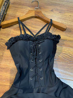 D-clothing Zimmermann Women's Halter One Piece Swimsuits Braid Macrame Ruched Tummy Control Swimwear