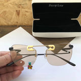 S-sunglasses Male female Cat eye Metal decoration Sunglasses for P.e.r.c.y L.a.u XP-01-03 glasses