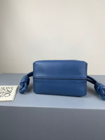H-bag Loewe Women's Hammock Flamenco Knot Mini Bag Varsity Small Bag Leather Shoulder Bag Handbag