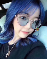 S-sunglasses Glasses Eyewear Eyeglass Frame Black round frame glasses for S.E.M.E.N.S.T.R.E.S.S