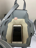 H-bag Loewe Hammock Drawstring Mini Bag Pastel Women's Hammock Small Bag Leather Shoulder Bag Handbag