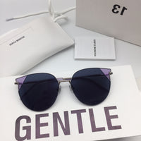 S-sunglasses New Gentle Monster man or Women eyeware UV400 Retro Flatba Sunglasses Classic Small Round Metal Frame For MIMICHIC