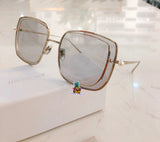 S-sunglasses T.H.E O.W.N.E.R TOS711 59-18-145 Men's Retro Polarized Metal Pilot Sunglasses Glasses Driving Fishing Eyewear