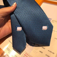 A-accessories Louis Vuitton Men's Cotton Solid Stripe Skinny Tie Slim Necktie For Wedding Party