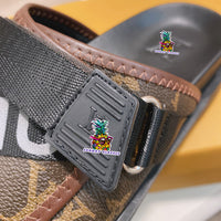 S-shoe Louis Vuitton Women Sandals Summer New Thick Heel Platform Sole Shoes Female Summer Flat Casual Shoes Fashion Sports Beach Women's Slippers Heels Women Platform Sandals Female Thick Bottom Shoes Wedge with Open Toe