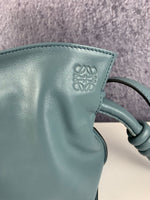 H-bag Loewe Women's Hammock Flamenco Knot Mini Bag Varsity Small Bag Leather Shoulder Bag Handbag
