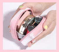 L-package Fashion Lipstick Case with Mirror Lip Balm Holder Portable Lipstick Bag for Outside Travel Cosmetic Pouch Beauty Lipstick Tubes Organizer Gift for Girl Ladies Women