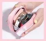 L-package Fashion Lipstick Case with Mirror Lip Balm Holder Portable Lipstick Bag for Outside Travel Cosmetic Pouch Beauty Lipstick Tubes Organizer Gift for Girl Ladies Women
