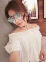 S-sunglasses Retro Classic Aviator Polarized Sunglasses Mens Womens Metal Pilot Sunglasses for YSL al193t