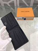 A-accessories Supreme NO.M60332 11.5-9cm Wallets for Women Women Small Wallet Lady Short Wallet Bifold Leather Multi-purpose Wallet with ID Window