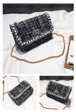L-package 20-15-6cm Womens Tote Bags Premium Top Handle Satchel Quilted Handbags Travel Bag Handbag