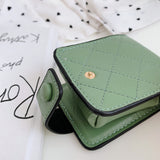 L-package 1Pcs Lipstick Case with Mirror Fashion Lip Balm Holder Portable Multiple Lipstick Bag for Outside Travel Cosmetic Pouch Beauty Lipstick Tubes Organizer Gift for Girl Ladies Women