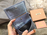 A-accessories MIU MIU NO.LT.5MV204 8-11cm Women Wallets Small Bifold Leather Pocket Wallet Ladies Mini Short Purse