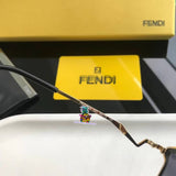 S-sunglasses Fendi Aviator Large Metal Unisex Sunglasses Designer Polarized 100% UV Protection For 0387