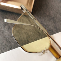 S-sunglasses New GM Rounded Metal Frame Unisex Stylish Square Eyeglasses Glasses Clear Lens Women Men Eyewear FOR KARMA