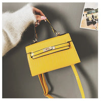 L-package 21-15-7cm Women's Satchel Handbags Top Handle Purses Shoulder Bags Leather Tote for Ladies with Long Strap