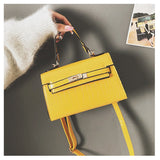 L-package 21-15-7cm Women's Satchel Handbags Top Handle Purses Shoulder Bags Leather Tote for Ladies with Long Strap