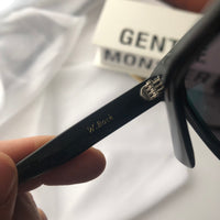 S-sunglasses New Gentle Monster man or Women eyeware Cat Eye Mirrored Flat Lenses Street Fashion Metal Frame Women Sunglasses For W BACK 01