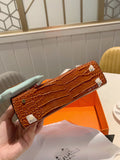 M-Handbag Hermès 20cm Women's Handbags Purses Small Tote Shoulder Bag Top Handle Satchel Bag for Work