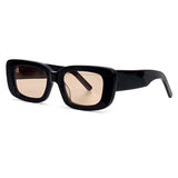 Rectangular Sunglasses Female Retro Punk Color Big Frame Sunglasses Ladies Fashion Glasses Sunscreen Summer New Products