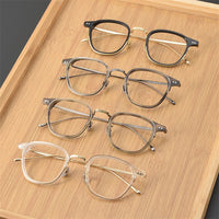 D543 Titanium Men Women's Optical Eyeglasses Frame Myopia Glasses For Men and Women  Prescription Carving Glasses
