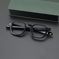 TS8012 retro myopia frame, handmade board glasses frame for men and women  myopia  prescription round Computer glasses