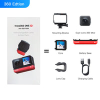 E-electronic XINPU New Insta360 ONE R Action Camera 5.7K 360 Wide Angle Waterproof Sport Video Camera For iPhone and Android