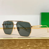 Italian Style Sunglasses BV1012S Luxury  BV1108SA Pilot Men Classical Solar Glasses Pure Titanium Original Eyeglasses