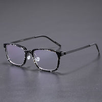 Titanium Glasses Frame Men 1231 Denmark Titanium No Screw Korea Glasses Frames Optical Ultra-light Business Men's Reading Glasse
