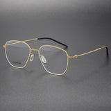 Reading Glasses Denmark Linde 5055 Titanium No Screw Handmade Glasses Frames Optical Ultra-light Business