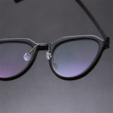 Round Glasses Light Luxury Men 1046 Denmark Titanium No Screw Korea Glasses Frames Optical Ultra-light Business Mens Glasses