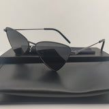 Sale Alloy Triangle Black Sunglasses Square PROTECT For Women Party Girl Brand Designer Female Fashion For Sun Glasses UV400