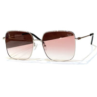 New Ladies Sunglasses Oversized Square Metal Frame Retro Fashion Trend Gradient Colorful Summer Glasses Top Sunglasses