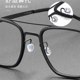 Glasses Frames For Men Denmark Linde 9708 Titanium No Screw Korea Glasses Frames Optical Ultra-light Business