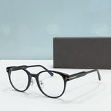 Eyeglass Frames Tom For Optical Lenses For Women FT5865 Round Acetate Glasses For Men Women's Eyeglass Frame With Original Case