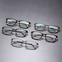 Titanium Glasses Frame Men 1231 Denmark Titanium No Screw Korea Glasses Frames Optical Ultra-light Business Men's Reading Glasse