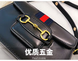 L-package 22-17-8cm Women's Leather Wristlet Mini Crossbody Bag Small Shoulder Bag Clutch Purse with Card Slots
