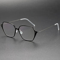 Spectacles For Men Denmark Linde 6621 Titanium No Screw Korea Suqare Glasses Frames Optical Ultra-light Business Frame