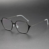 Spectacles For Men Denmark Linde 6621 Titanium No Screw Korea Suqare Glasses Frames Optical Ultra-light Business Frame