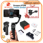 E-electronic XINPU Snoppa atom 3-Axis Handheld Gimbal Foldable Pocket-Sized Stabilizer for iPhone X huawei p30 Gopro hero 7 PK smooth 4