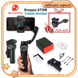 E-electronic XINPU Snoppa atom 3-Axis Handheld Gimbal Foldable Pocket-Sized Stabilizer for iPhone X huawei p30 Gopro hero 7 PK smooth 4
