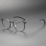 Prescription Glasses Square Denmark Linde 6549 Titanium No Screw Korea Glasses Frames Optical Ultra-light Business Frame