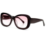Cat's Eye Sunglasses Female Designer Retro Shining Stars Frame Glasses Female 2023 Fashion Eyeglasses Ladies High-End Sunglasses